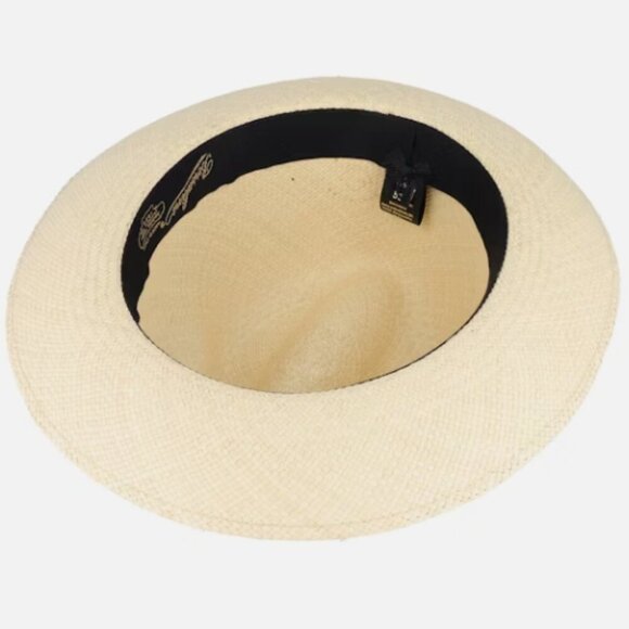 Borsalino Straw Panama Hat - 6⅞ / 55cm, made in Italy, NWTs 🇮🇹 - Picture 9 of 15